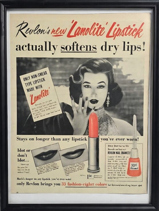 Revlon Other - Revlon Lanolite Lipstick Print – Coral Pink Accent